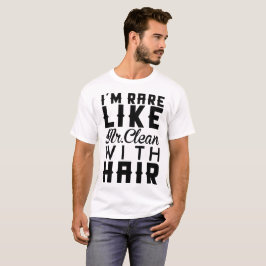 Camiseta Soy RARO COMO SR. CLEAN WITH HAIR