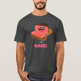 Camiseta Soy raro - Pun de filete corto