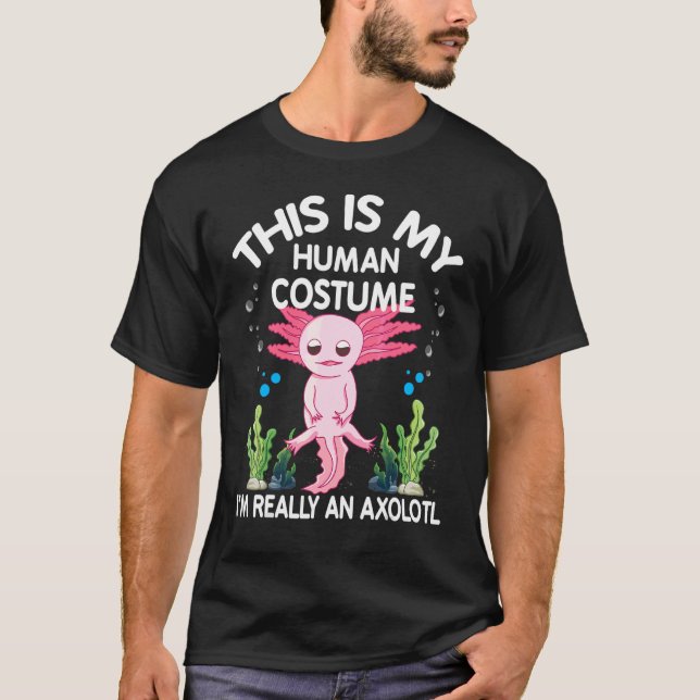 Camiseta Soy Realmente Un Diseño Axolotl Axolotl (Anverso)