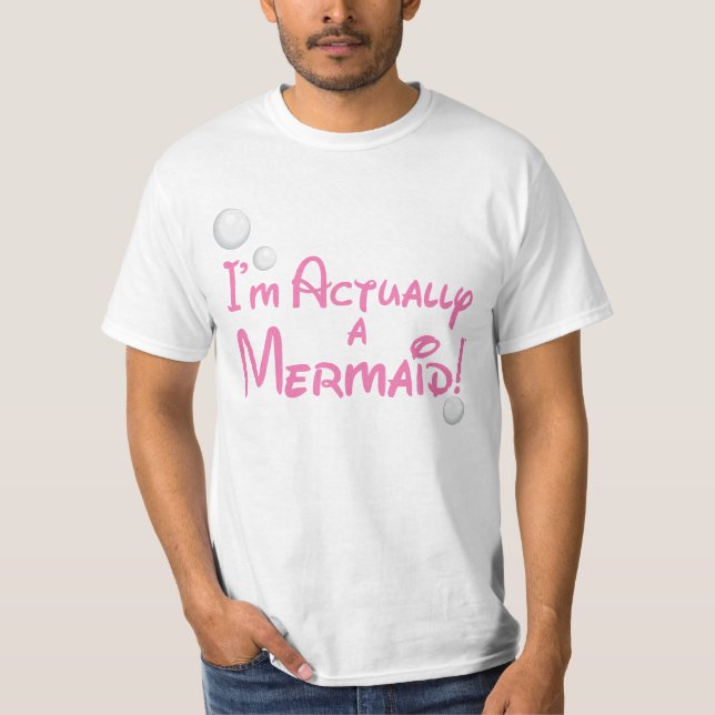 Camiseta Soy realmente un diseño de la sirena (Anverso)