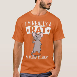 Camiseta Soy Realmente Una Rata En Una Halloween De Disfrac