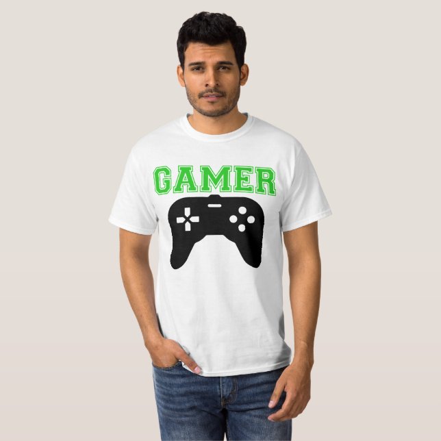 Camiseta Soy regulador del videojugador (Anverso completo)