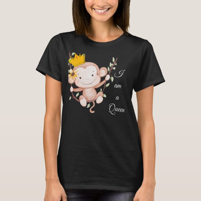 Camiseta Soy Reina – Elegante (Anverso)
