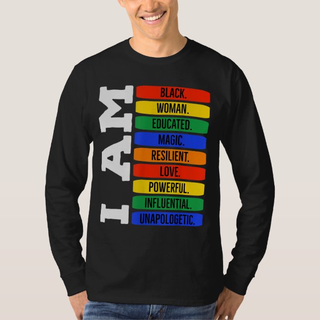 Camiseta Soy Reina Mujer Negra - Junte Mes de Historia Negr (Anverso)