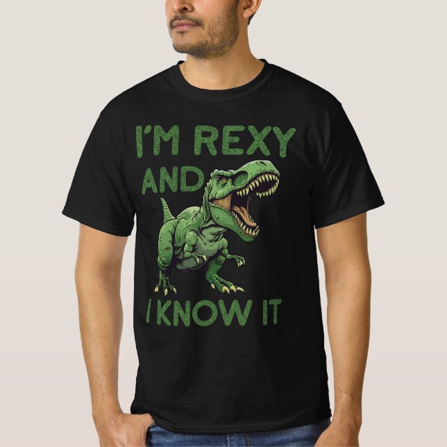 Camiseta Soy Rexy y lo sé divertido (Anverso)