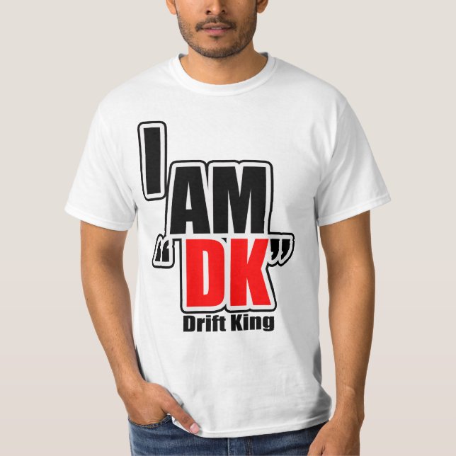 Camiseta "SOY rey de la deriva de DK" (Anverso)