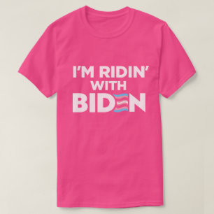 Camiseta Soy Ridin con Biden 2024 LGBTQ Transgender
