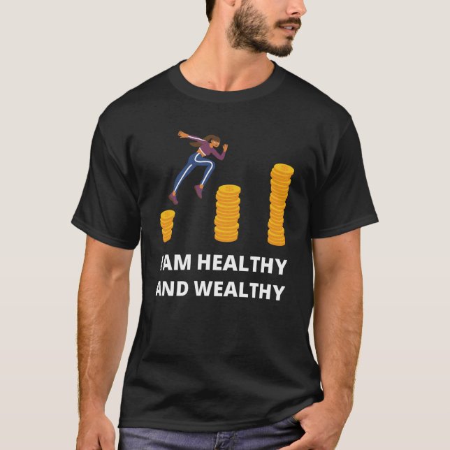 Camiseta Soy saludable y rico (Anverso)