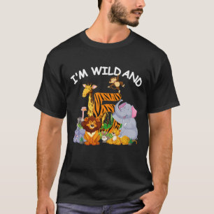 Camiseta Soy Salvaje Y Tema Del Zoológico De 5 Años