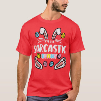 Camiseta Soy sarcástica conejita divertida familia de la Pa