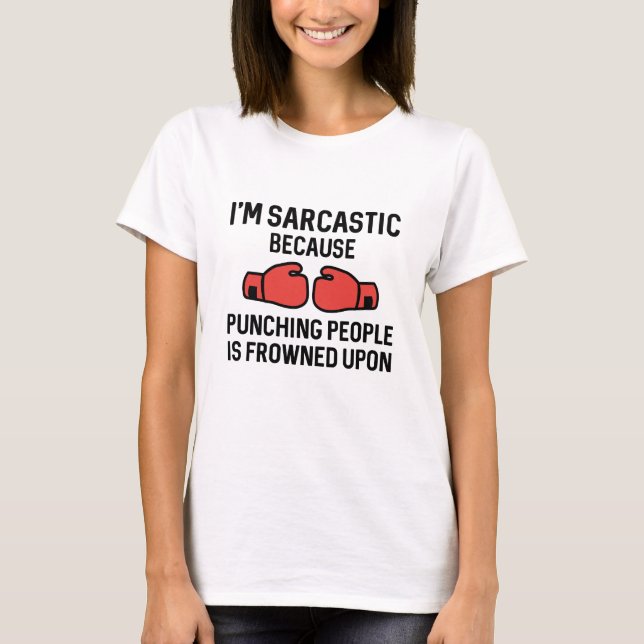 Camiseta Soy sarcástico (Anverso)