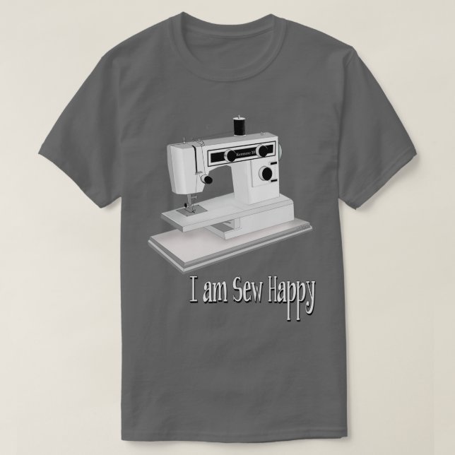 Camiseta Soy Sew Happy (Diseño del anverso)
