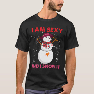 Camiseta Soy Sexy Y Lo Nieve, Señora Nieve, Navidades Cuida