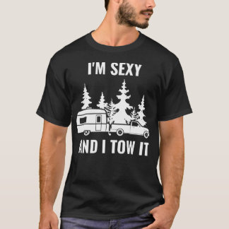 Camiseta Soy Sexy Y Lo Traigo Camping Trailer Camper Funny