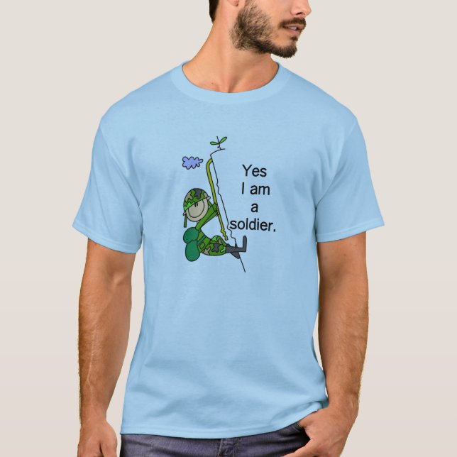 Camiseta Soy sí soldado (Anverso)