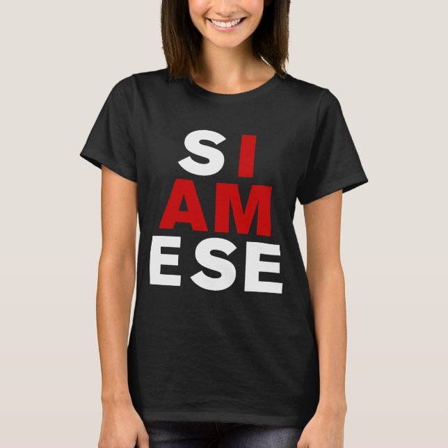 CAMISETA SOY SIAMÉS (Anverso)
