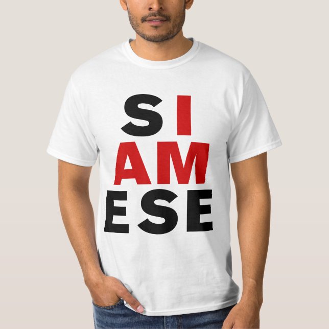 CAMISETA SOY SIAMÉS (Anverso)