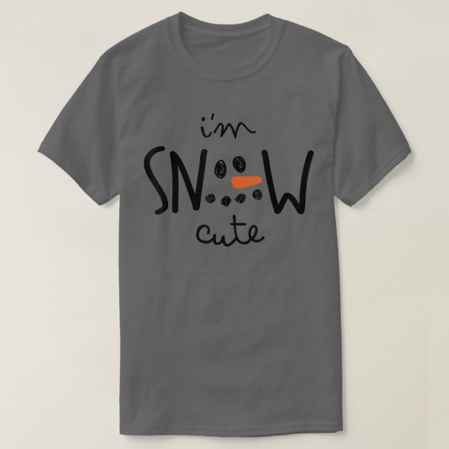 Camiseta Soy Snow Cutie (Diseño del anverso)