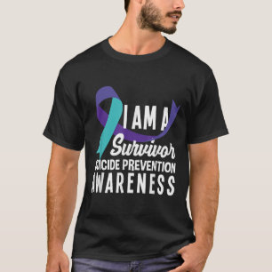 Camiseta Soy Sobreviviente De La Conciencia De Prevención D