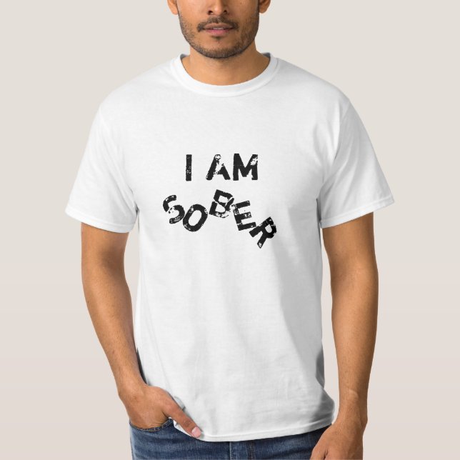 Camiseta Soy sobrio (Anverso)