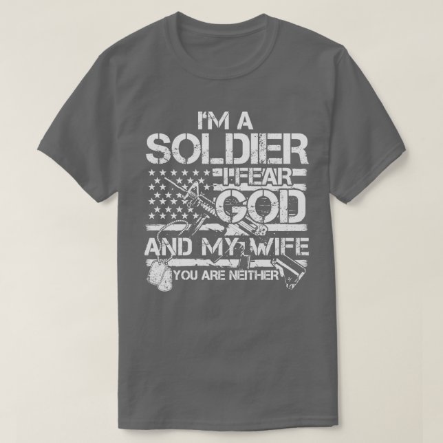 Camiseta Soy soldado (Diseño del anverso)