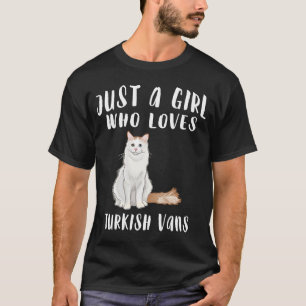 Camiseta Soy Sólo Un Chica Que Ama Al Turco Vans Cat