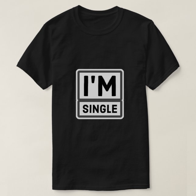 Camiseta Soy soltero (Diseño del anverso)