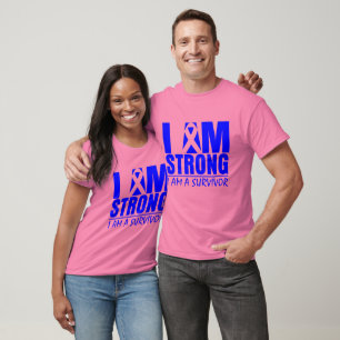 Camiseta Soy - soy un superviviente - cáncer de colon