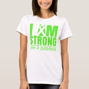 Camiseta Soy - soy un superviviente - linfoma fuerte