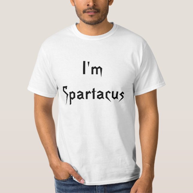 Camiseta Soy Spartacus (Anverso)