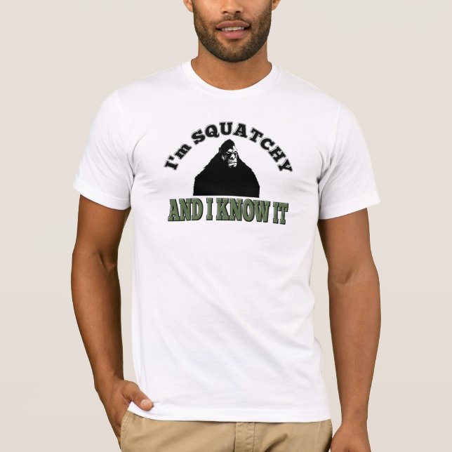 Camiseta ¡Soy SQUATCHY y lo sé! (Anverso)