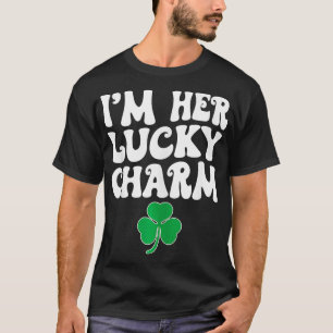 Camiseta Soy Su Afortunado Encanto Pareja De Parejas St Pat