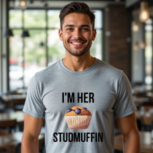 Camiseta Soy su amante de Studmuffin Funny Food Parple