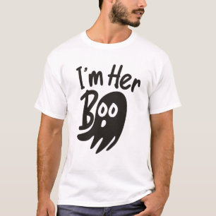 Camiseta Soy su Boo Cita Couple Typography Design