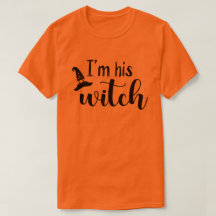 Soy su bruja | Parejas de texto negro Halloween T-