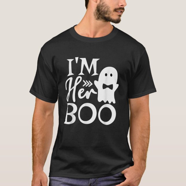 Camiseta Soy su bruja, soy su BOO de parejas que hacen jueg (Anverso)