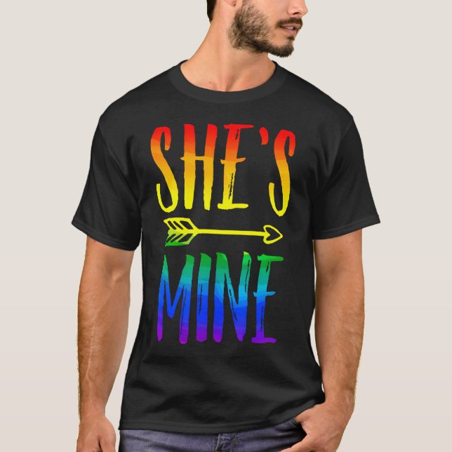 Camiseta Soy Su Compañía Lgbt Orgullo Lesbiana (Anverso)