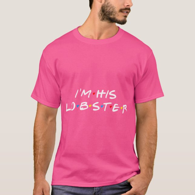 Camiseta Soy Su El día de San Valentín Romántico Lobster (Anverso)