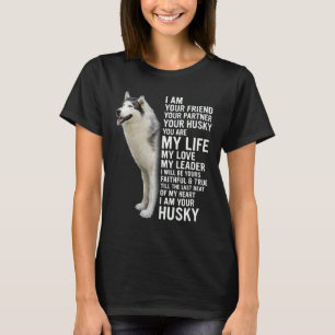 Camiseta Soy Su Husky Siberian Husky Dog