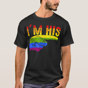 Camiseta Soy su mina Hes para el resultado de la pareja gay
