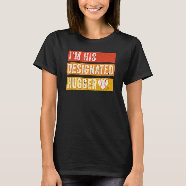 Camiseta Soy su mujer de béisbol Hugger Funny designada Gir (Anverso)