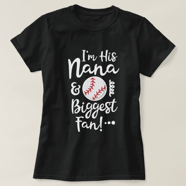 Camiseta Soy su Nana y regalo más grande de la abuela del (Diseño del anverso)