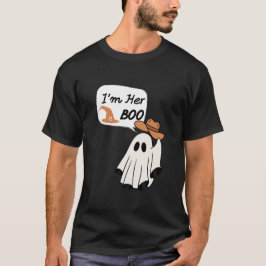Camiseta Soy su novio, fantasma de pareja, Halloween divert