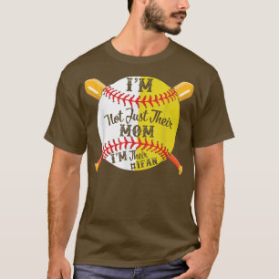 Camiseta Soy Su Número 1 Fan Softball Béisbol Mamá 124