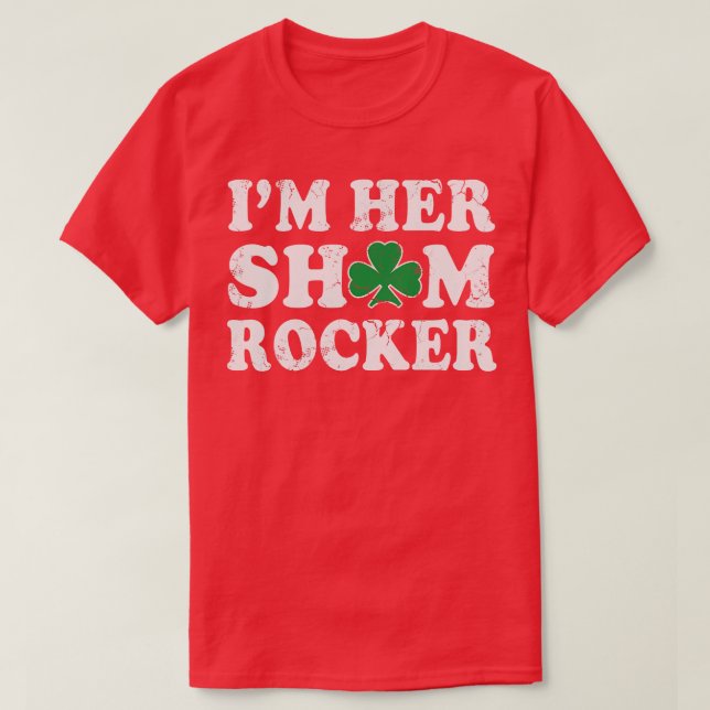 Camiseta Soy Su Pareja De Shamrocker Día Irlandés De St Pat (Diseño del anverso)
