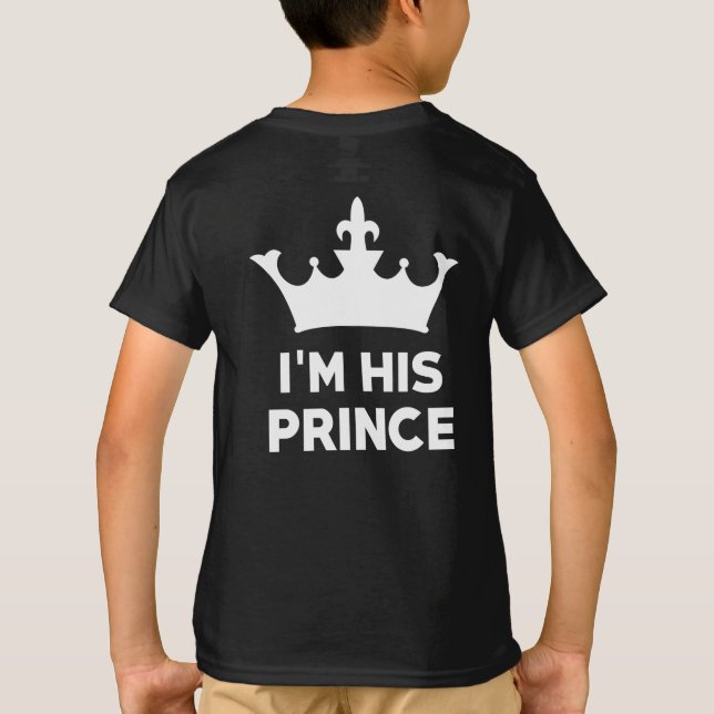 Camiseta Soy su príncipe (Reverso)