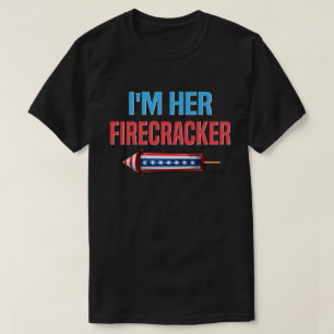 Camiseta Soy Su Rastreador Que Coincide Parejas 4 De Julio