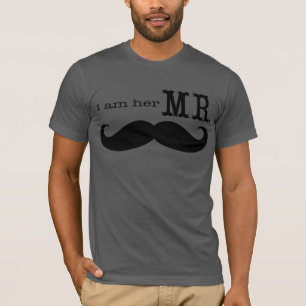 Camiseta Soy su Sr. Mustache Grooms Regalos