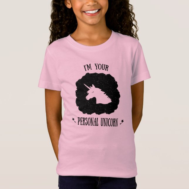 Camiseta Soy su unicornio personal (Anverso)
