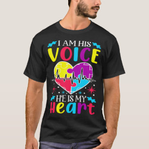 Camiseta Soy su voz Conciencia infantil autismo Elija amabi